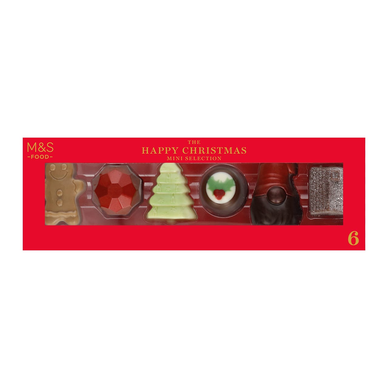 M&S Food - Chocolade met Gelukkig Kerstthema