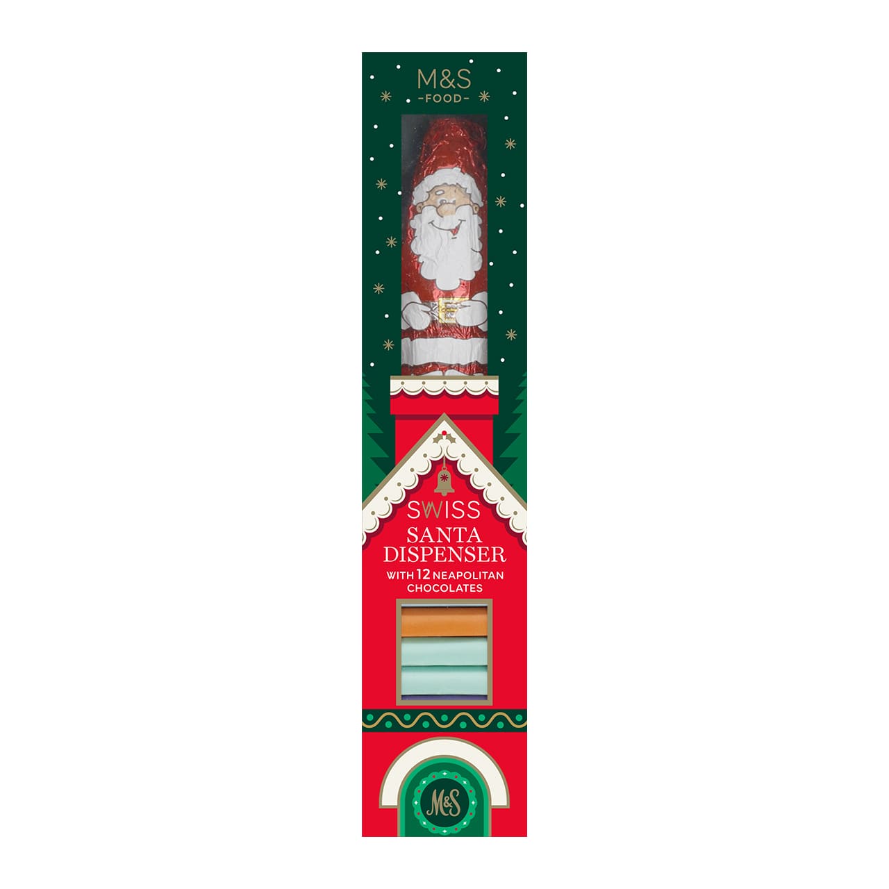 M&S Food - Kerstman Zwitserse Chocolade