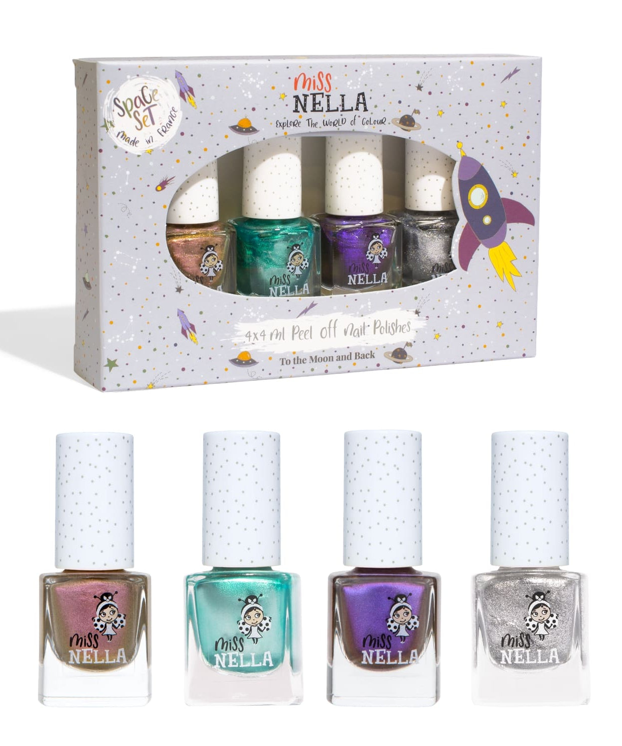 Miss Nella - pace Collectie 4-delige Nagellak Set