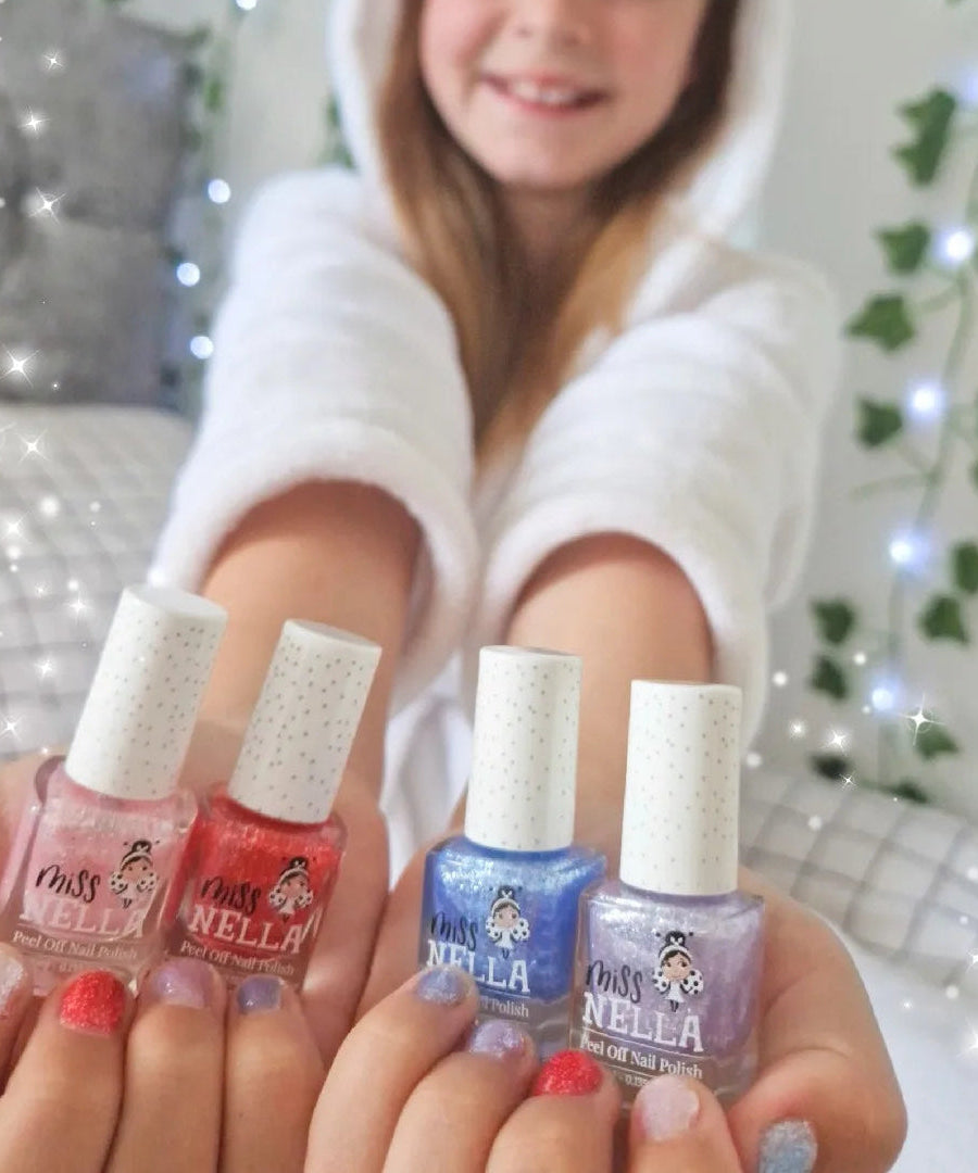 Miss Nella - Glanzende Lila Afbladderbare Nagellak