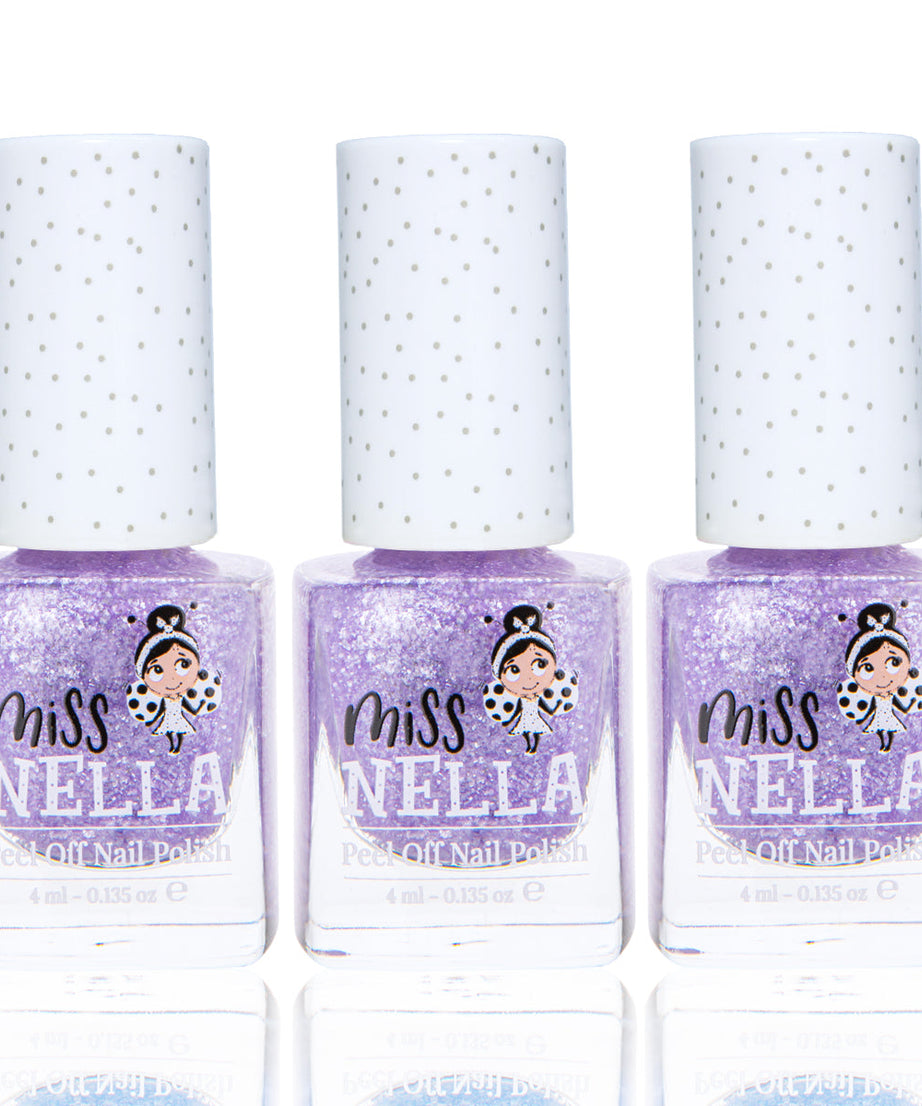 Miss Nella - Glanzende Lila Afbladderbare Nagellak