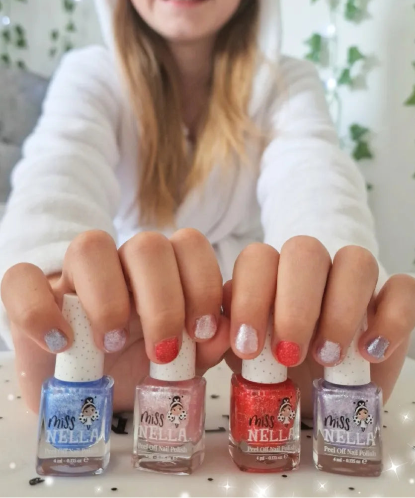 Miss Nella - Hemelsblauwe Afpelbare Nagellak
