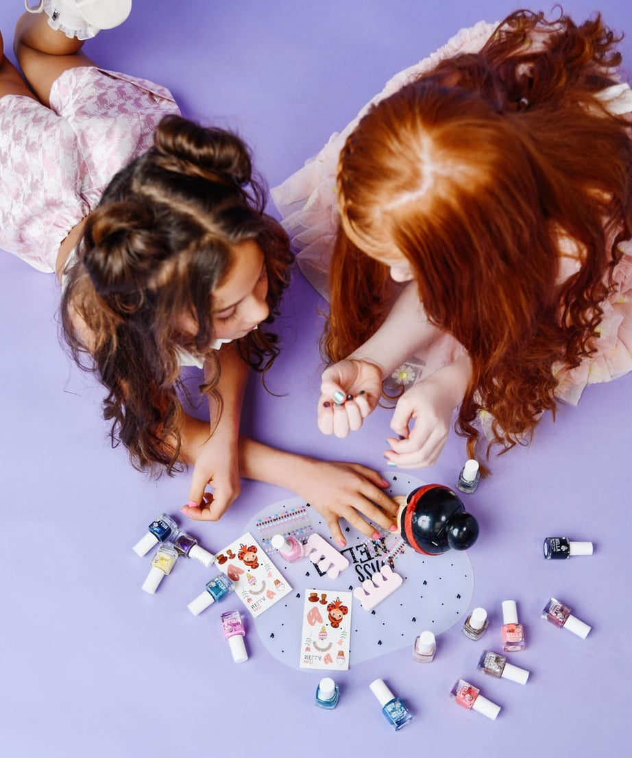 Miss Nella - Glanzende Groene Glinsterende Afpelbare Nagellak