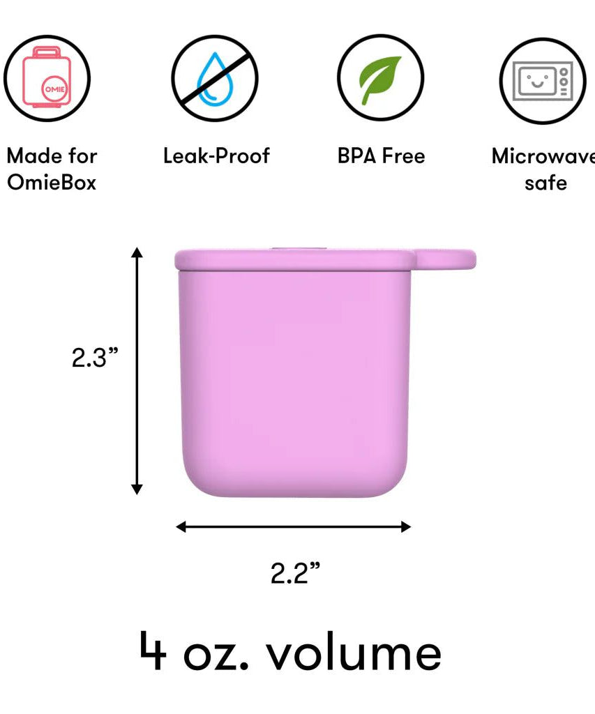 OmieBox Bento Doos Binnenvakjes Set van 2 Rood en Geel