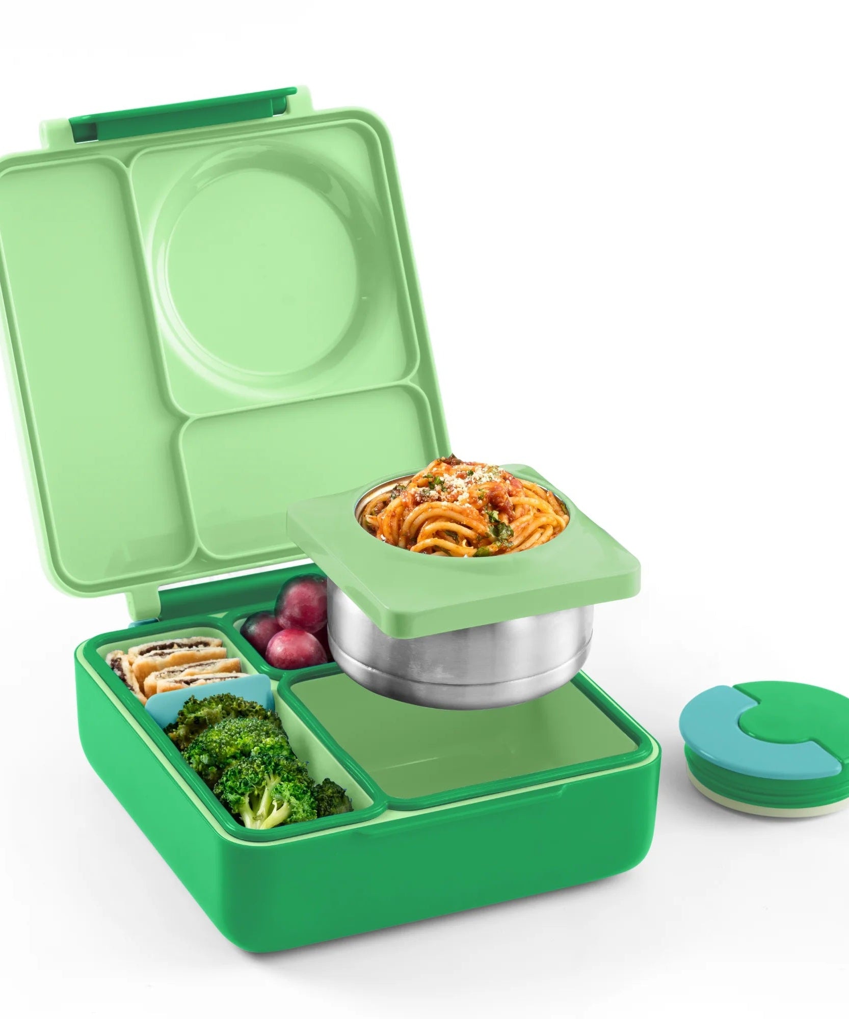 Omiebox - Warmte Geïsoleerde Appelgroene Bento Lunchbox