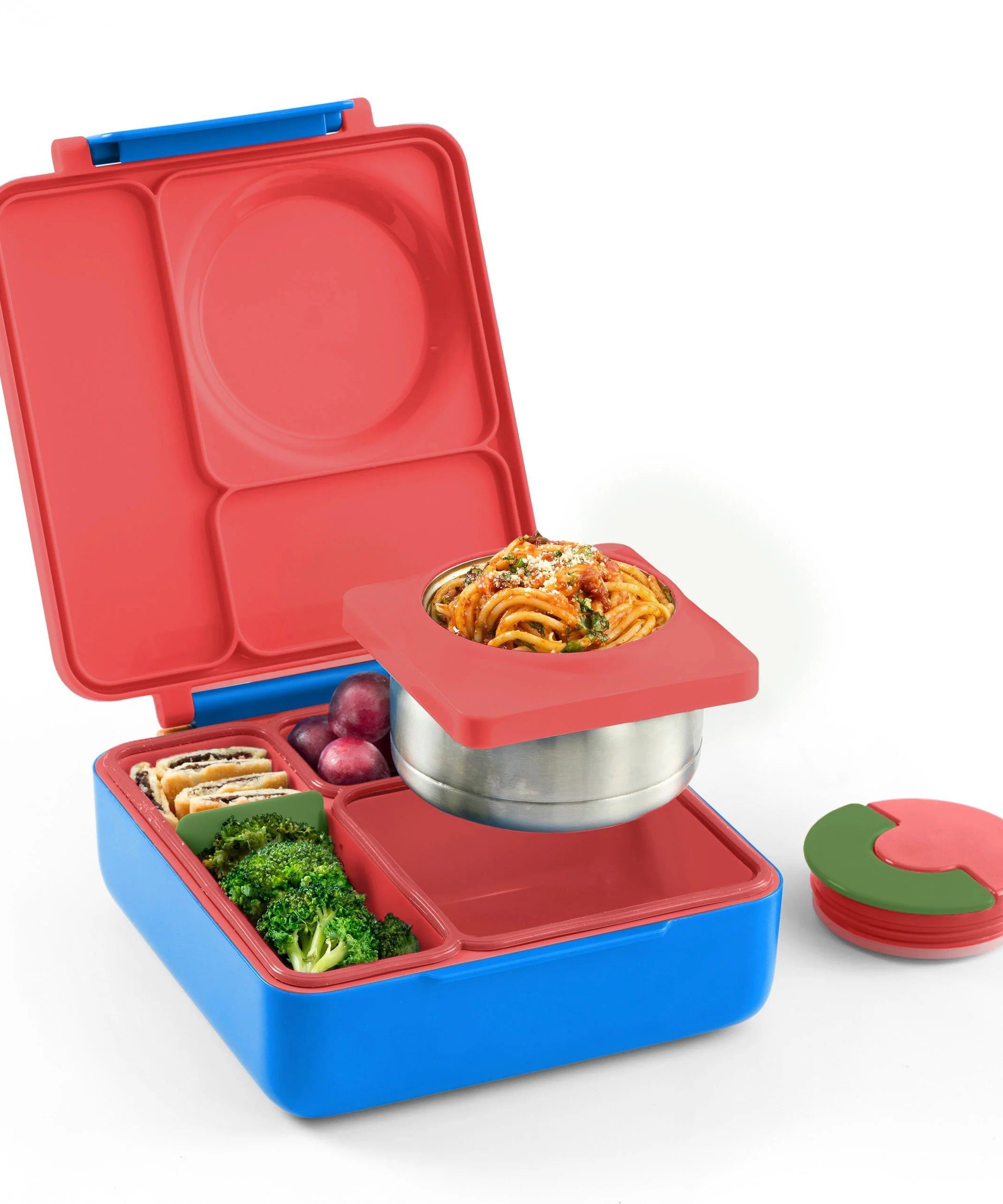 OmieBox Geïsoleerde Rode Bento Lunchbox