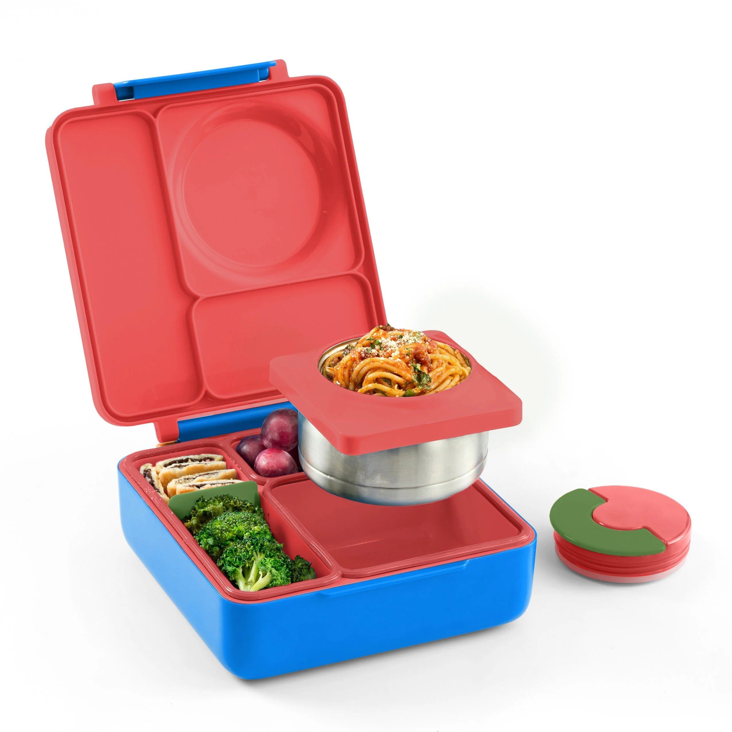 OmieBox Geïsoleerde Rode Bento Lunchbox