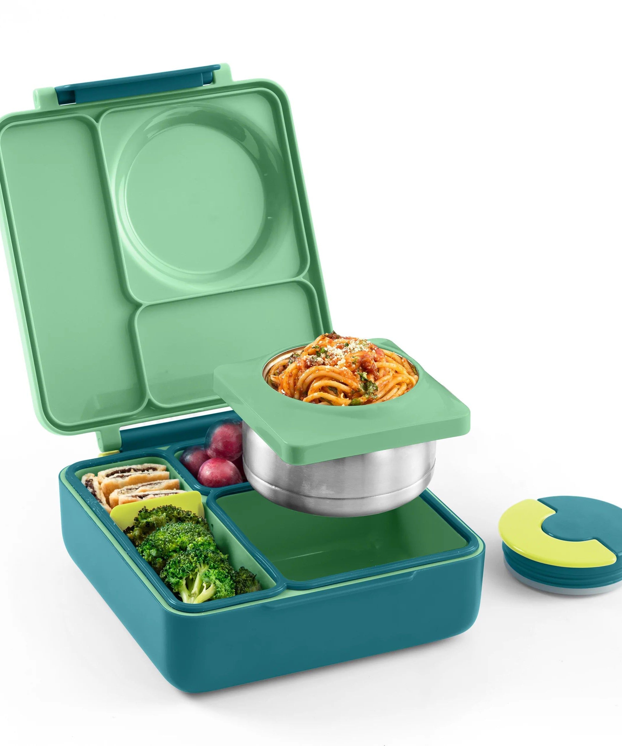 OmieBox - Geïsoleerde Groene Bento Lunchbox