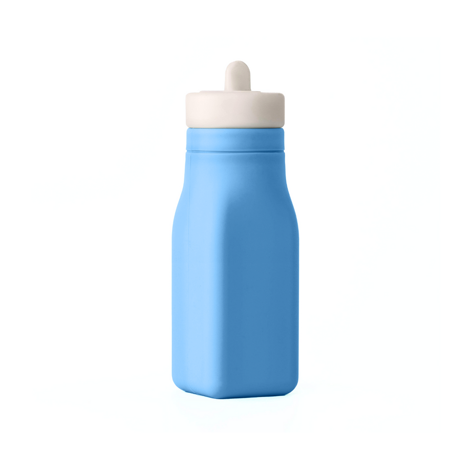 Omiebox - OmieBottle BPA-vrije siliconen drinkfles blauw