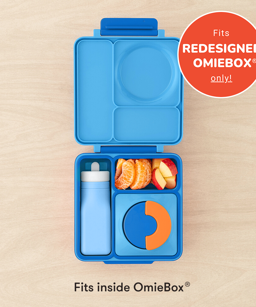 Omiebox - OmieBottle BPA-vrije siliconen drinkfles blauw