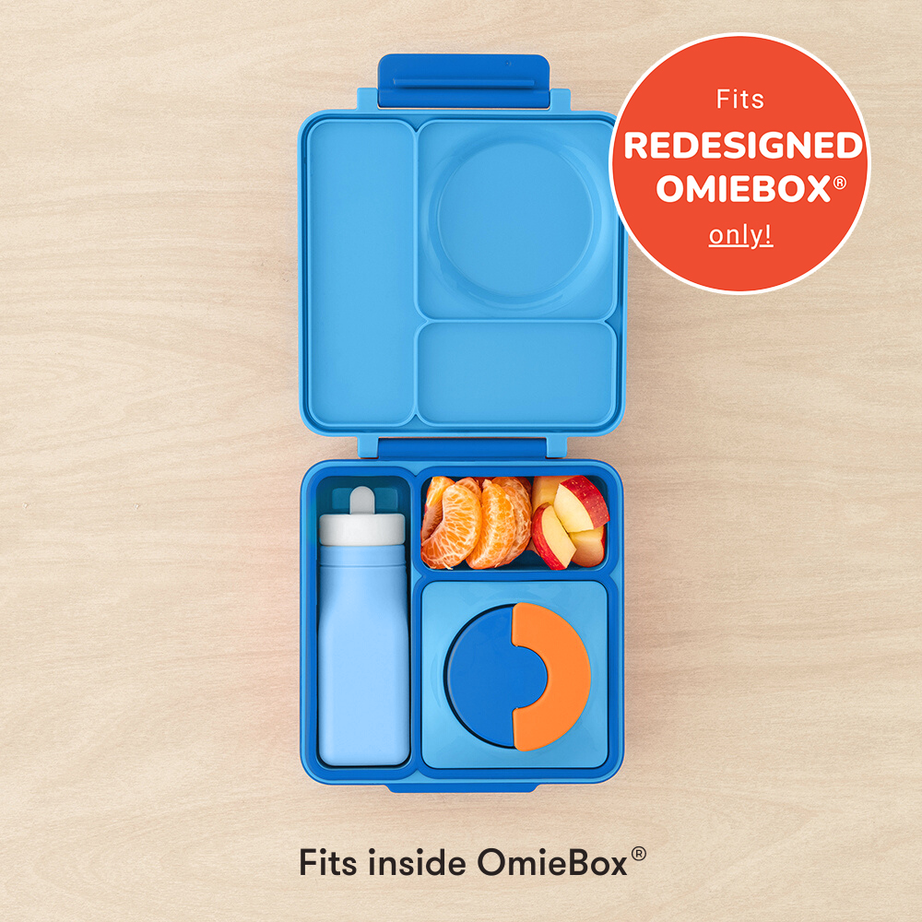 Omiebox - OmieBottle BPA-vrije siliconen drinkfles blauw