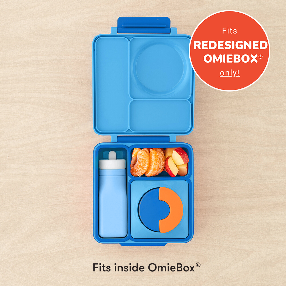 Omiebox - OmieBottle BPA-vrije siliconen drinkfles blauw