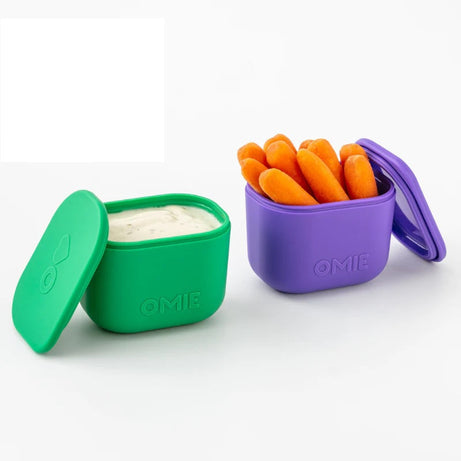 Omiebox - UP Bento Doos Binnenvakjes 2 stuks Paars/Groen