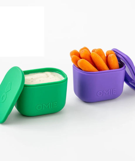 Omiebox - UP Bento Doos Binnenvakjes 2 stuks Paars/Groen