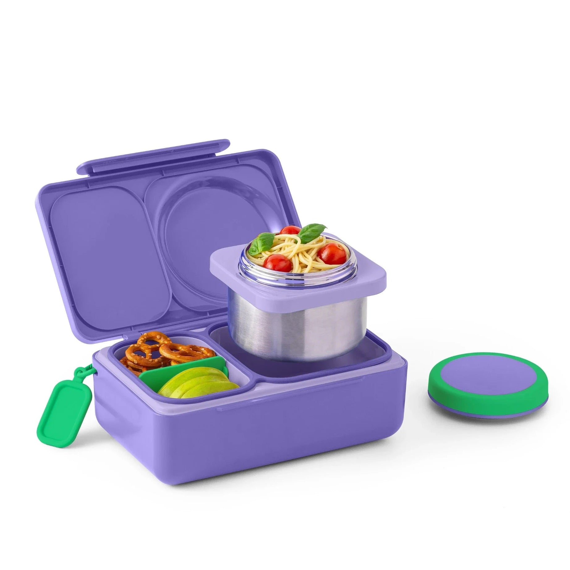 Omiebox - UP Warmte Geïsoleerde 2e Generatie Galaksi Paarse Bento Lunchbox