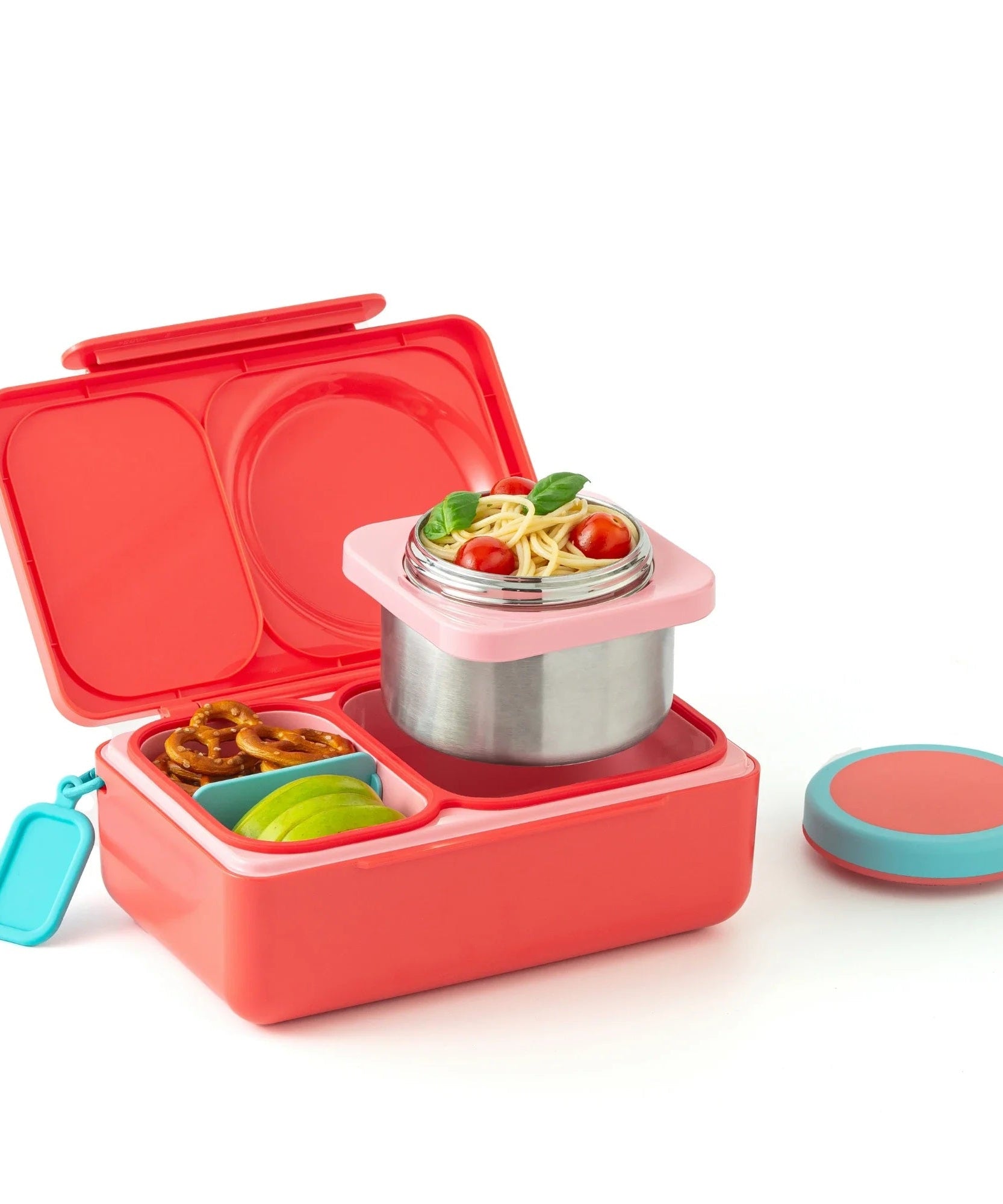 Omiebox - UP Warmte Geïsoleerde 2e Generatie Kersenroze Bento Lunchbox