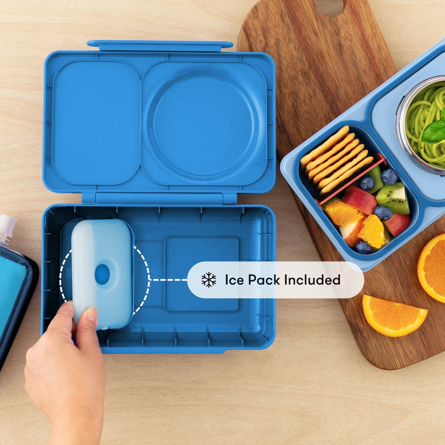 Omiebox - UP Warmte Geïsoleerde 2e Generatie Kosmisch Blauwe Bento Lunchbox