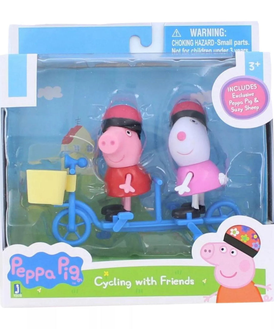 Peppa Pig - Figuur Speelgoed Set Fietstocht Met Haar Vriendje