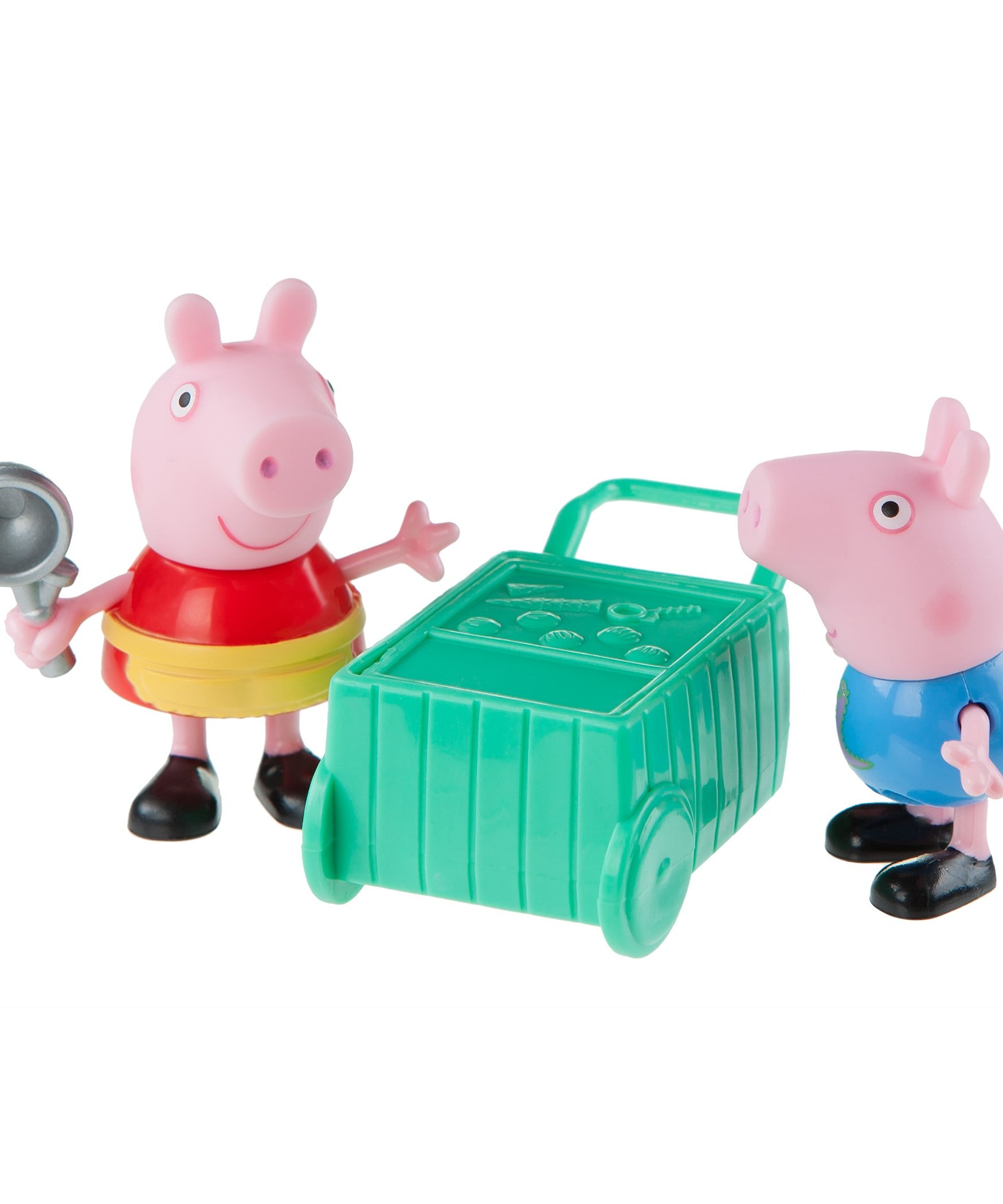 Peppa Pig - IJscoman Peppa en Broertje George Figuren Speelgoed Set