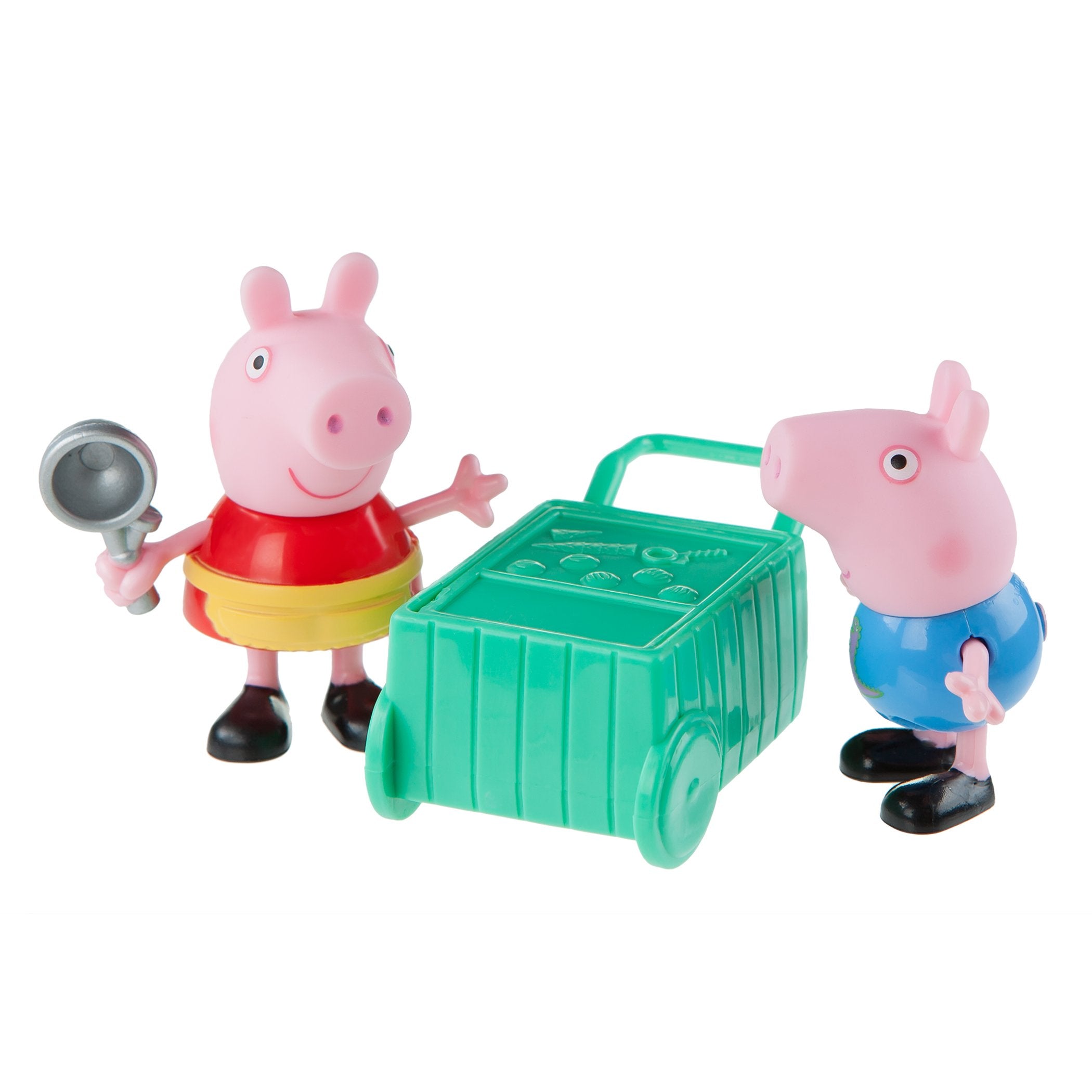 Peppa Pig - IJscoman Peppa en Broertje George Figuren Speelgoed Set