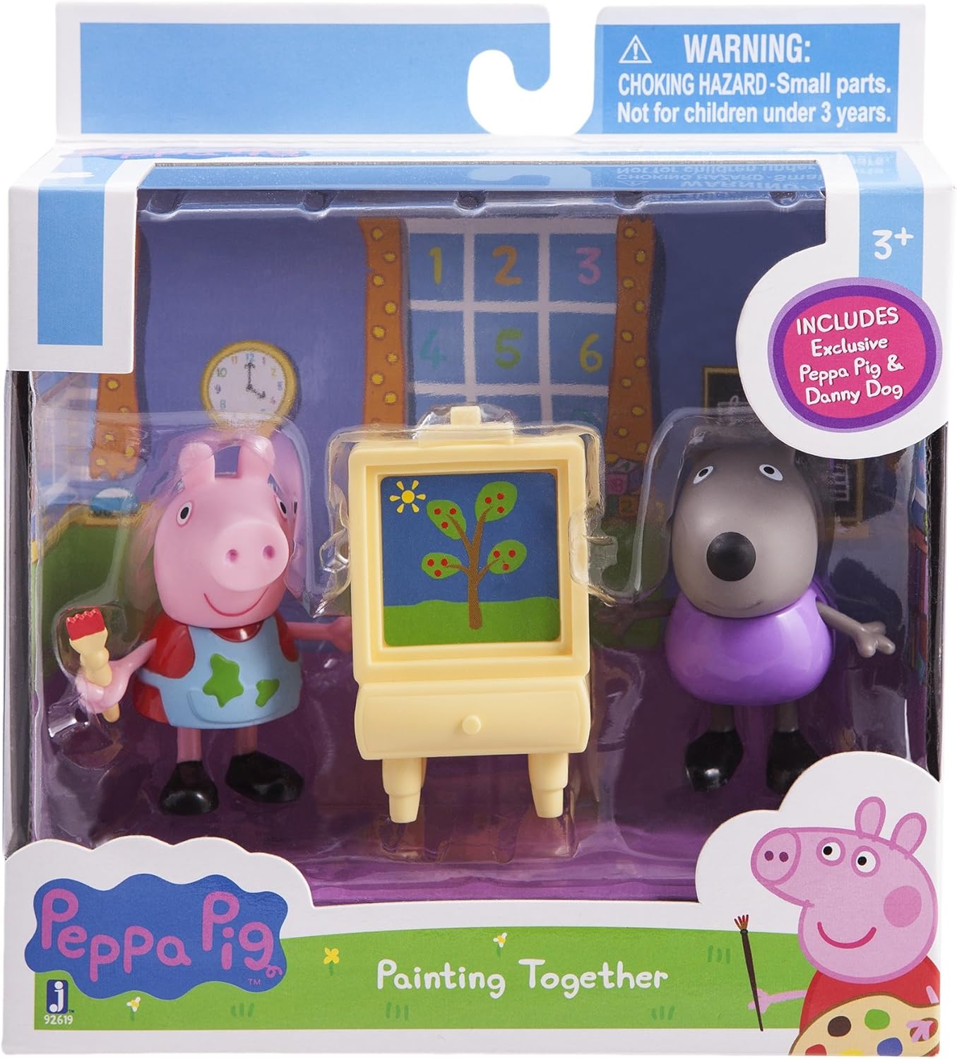 Peppa Pig - Peppa & Danny Hond Tekent Figuren Speelgoed Set