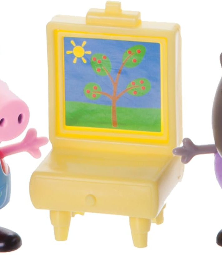 Peppa Pig - Peppa & Danny Hond Tekent Figuren Speelgoed Set