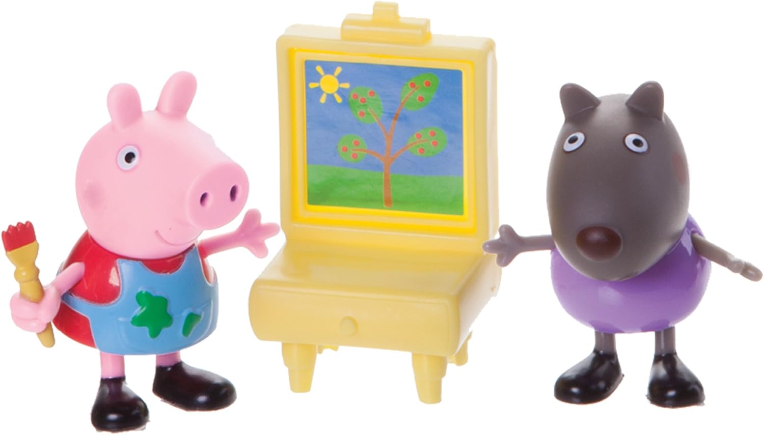 Peppa Pig - Peppa & Danny Hond Tekent Figuren Speelgoed Set