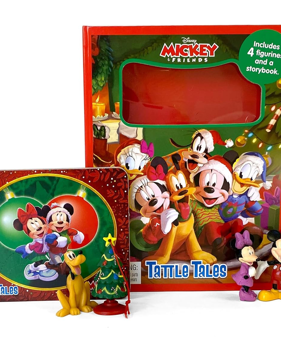 Phidal - Mickey en Vrienden Kerstplezier Figuren Speelgoed Engels Activiteiten- en Verhalenboek