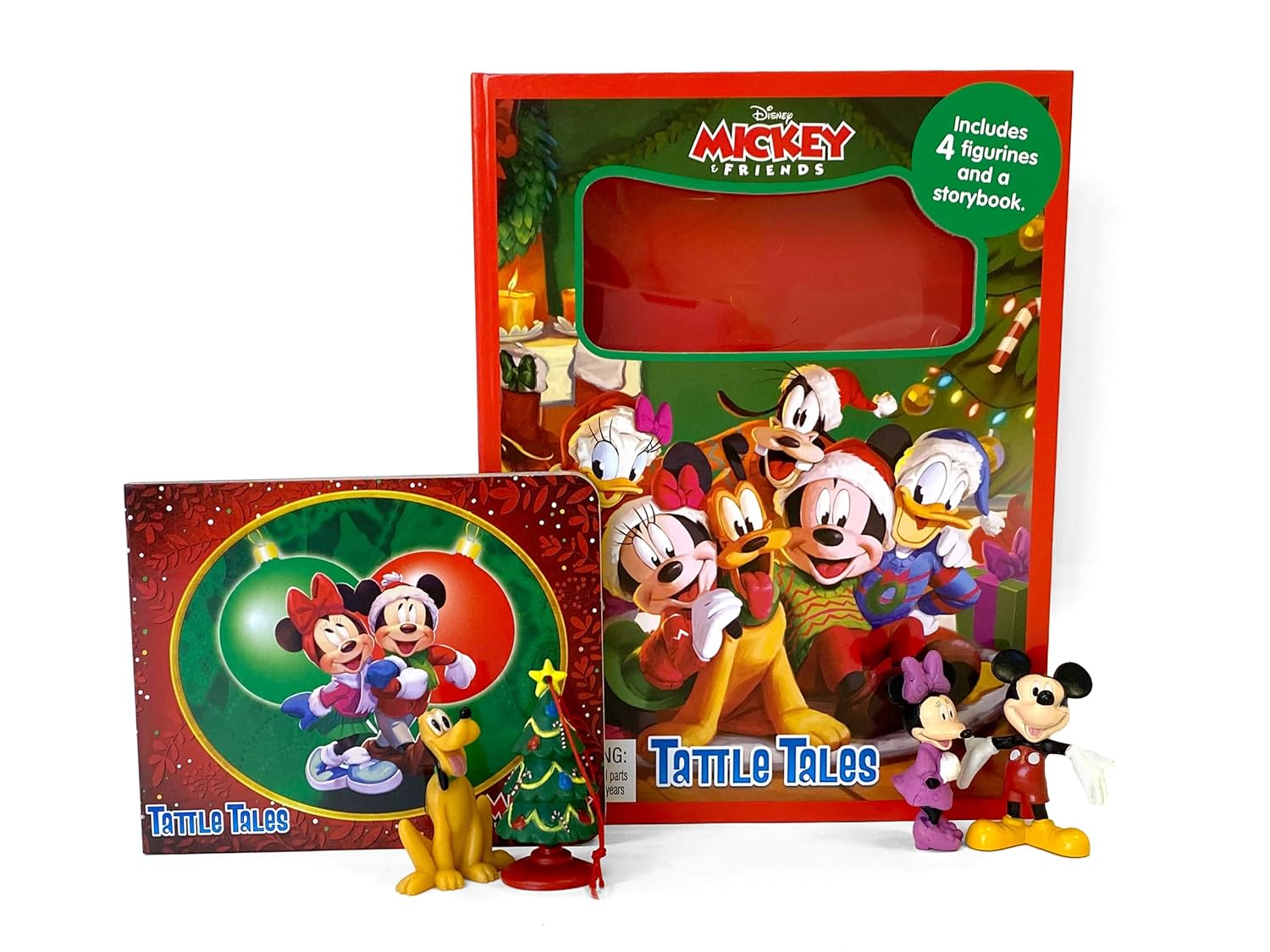 Phidal - Mickey en Vrienden Kerstplezier Figuren Speelgoed Engels Activiteiten- en Verhalenboek