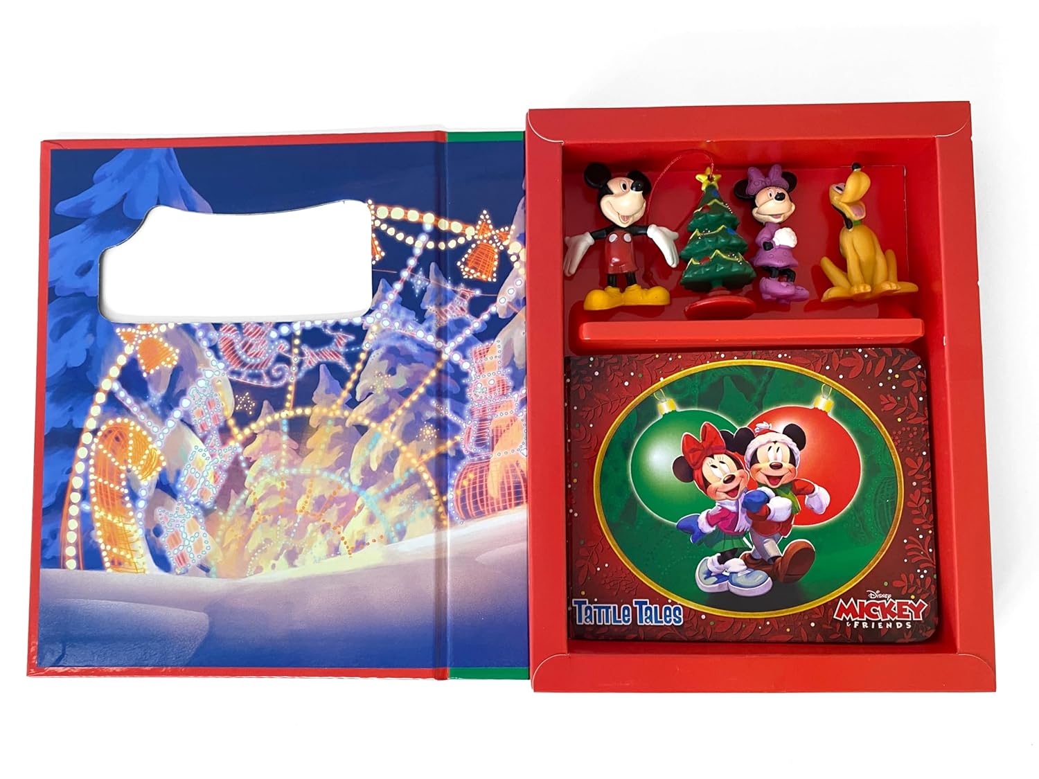 Phidal - Mickey en Vrienden Kerstplezier Figuren Speelgoed Engels Activiteiten- en Verhalenboek