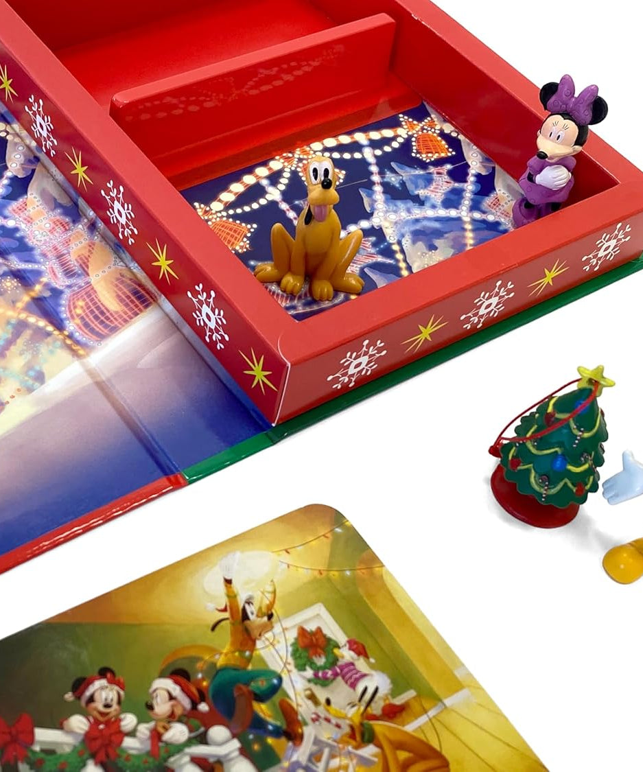 Phidal - Mickey en Vrienden Kerstplezier Figuren Speelgoed Engels Activiteiten- en Verhalenboek