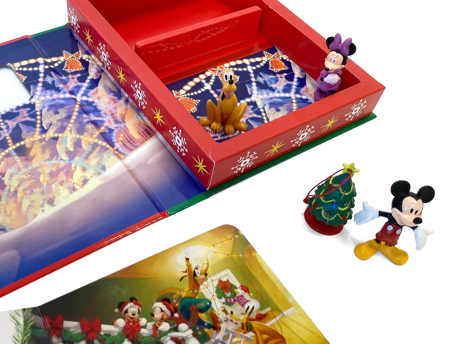 Phidal - Mickey en Vrienden Kerstplezier Figuren Speelgoed Engels Activiteiten- en Verhalenboek
