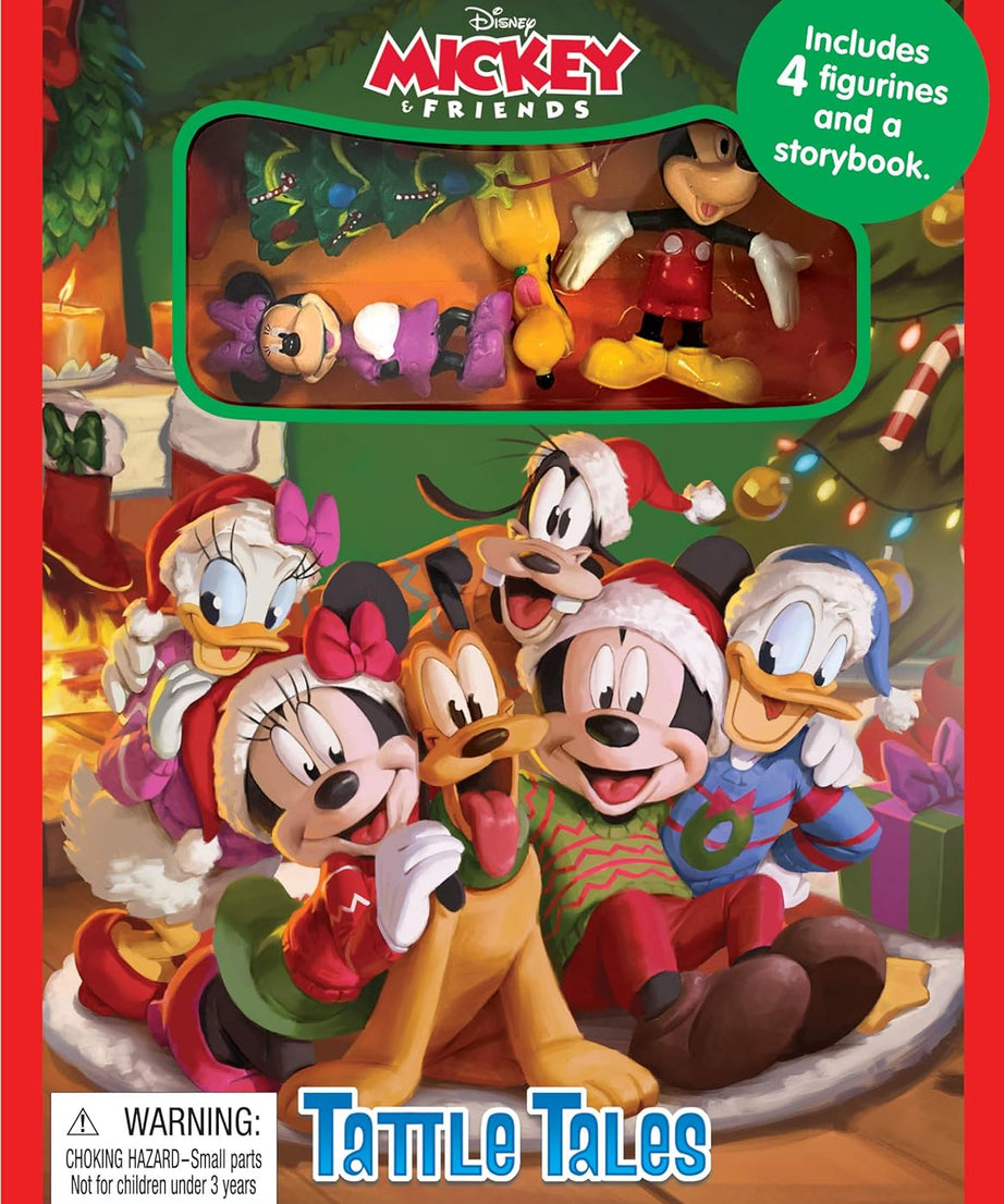 Phidal - Mickey en Vrienden Kerstplezier Figuren Speelgoed Engels Activiteiten- en Verhalenboek
