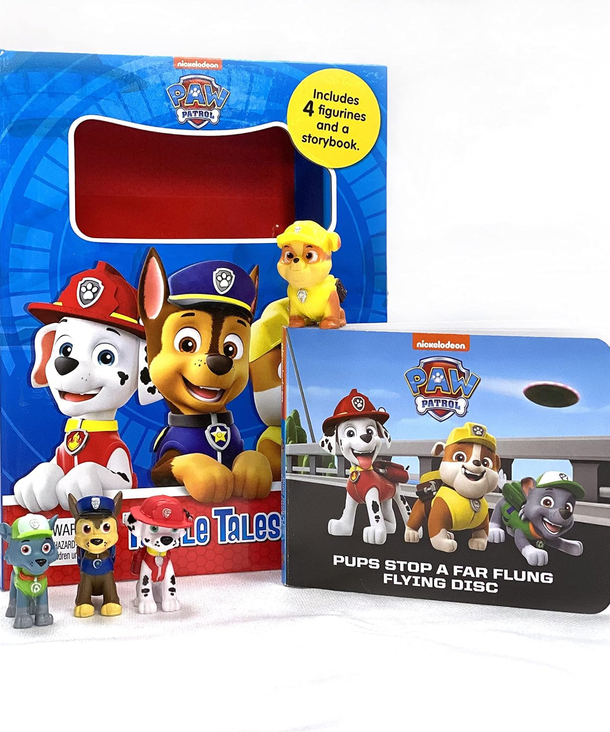 Phidal - Paw Patrol Tattle Tales Figuren Speelgoed Engels Activiteiten- en Verhalenboek