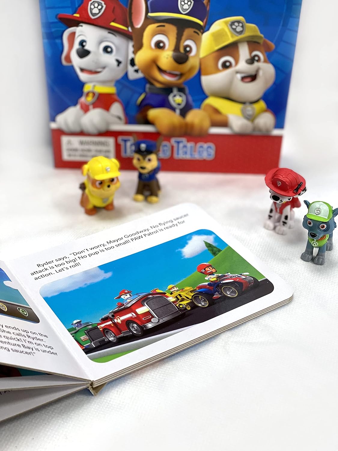 Phidal - Paw Patrol Tattle Tales Figuren Speelgoed Engels Activiteiten- en Verhalenboek