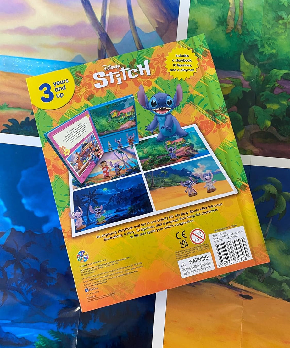 Phidal - Stitch figuur speelgoed Engels activiteit- en verhalenschrift