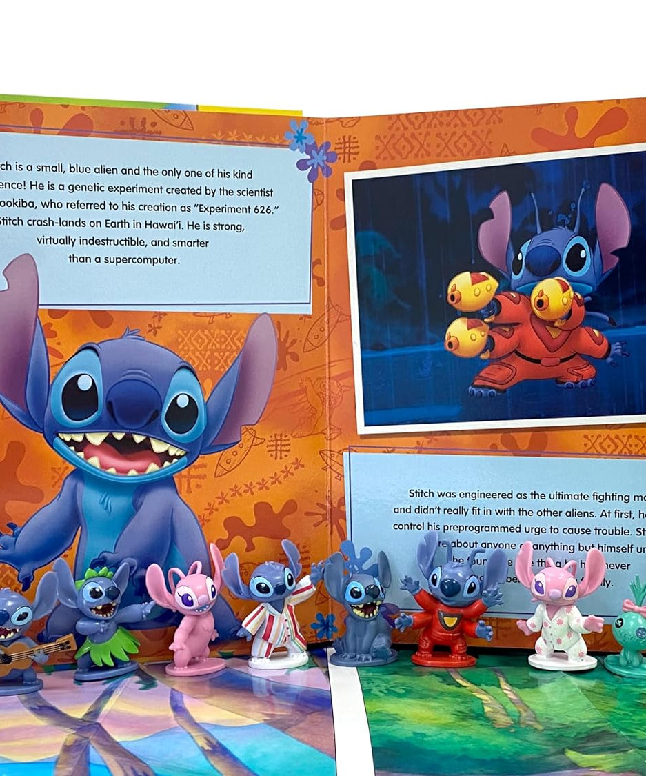Phidal - Stitch figuur speelgoed Engels activiteit- en verhalenschrift