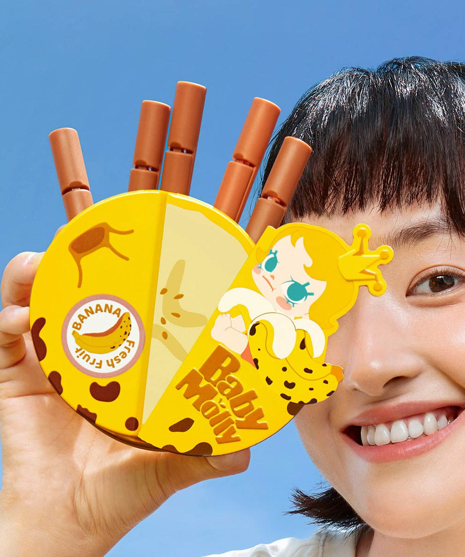 Pop Mart - Originele Baby Molly Fruitige Geur Serie Magnetisch Gesloten Opbergdoos Set