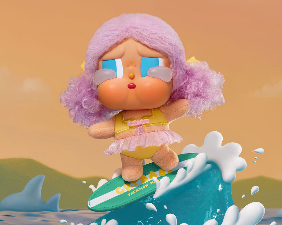 Pop Mart - Originele Crybaby Vacation Mode On Serie Vinyl Pluche Pop Verrassing Blind Paket