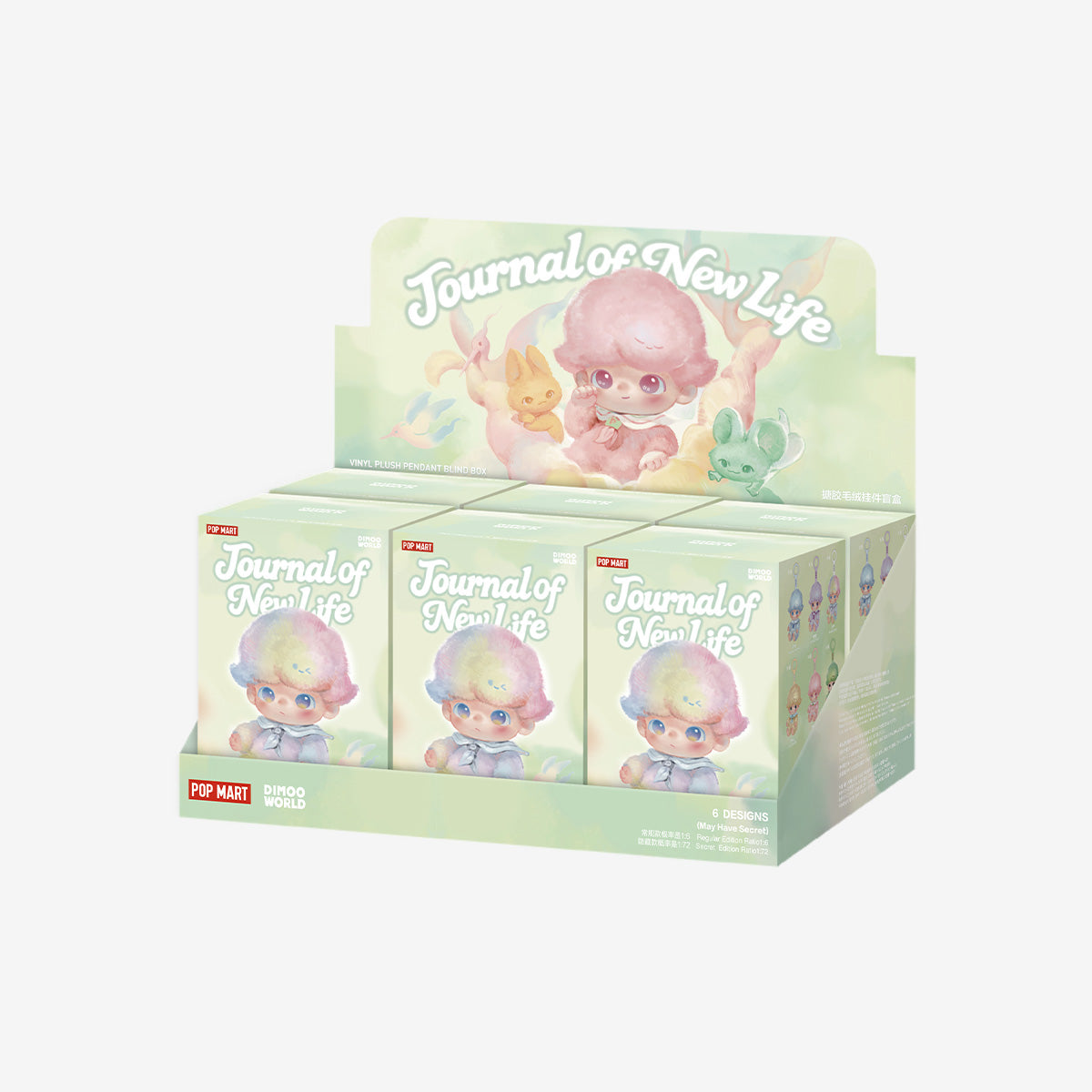 Pop Mart - Originele DIMOO Journal of New Life Serie Vinyl Pluche Pop Verrassing Blinde Doos