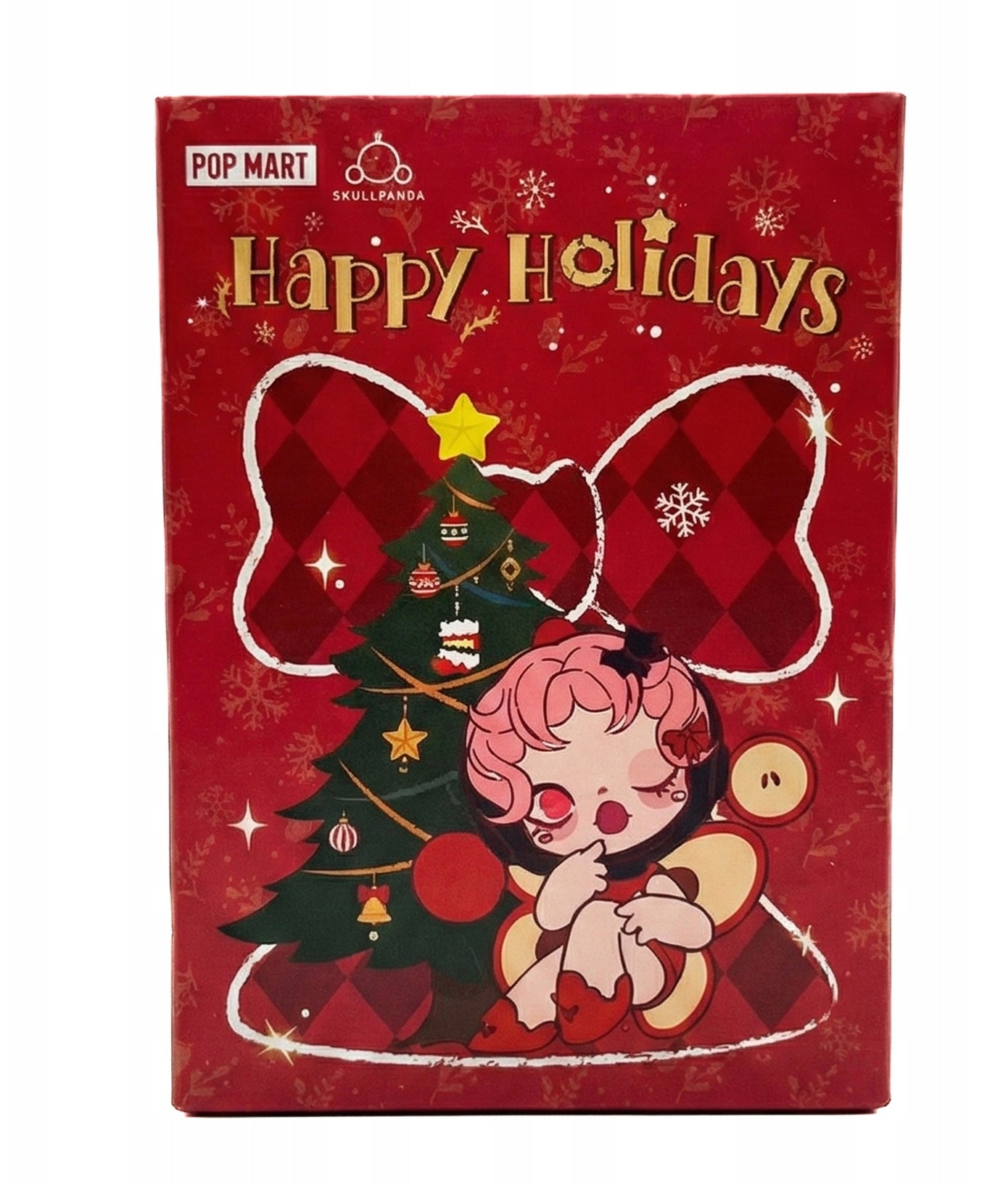 Pop Mart - Originele Skullpanda Happy Holidays Boomversiering