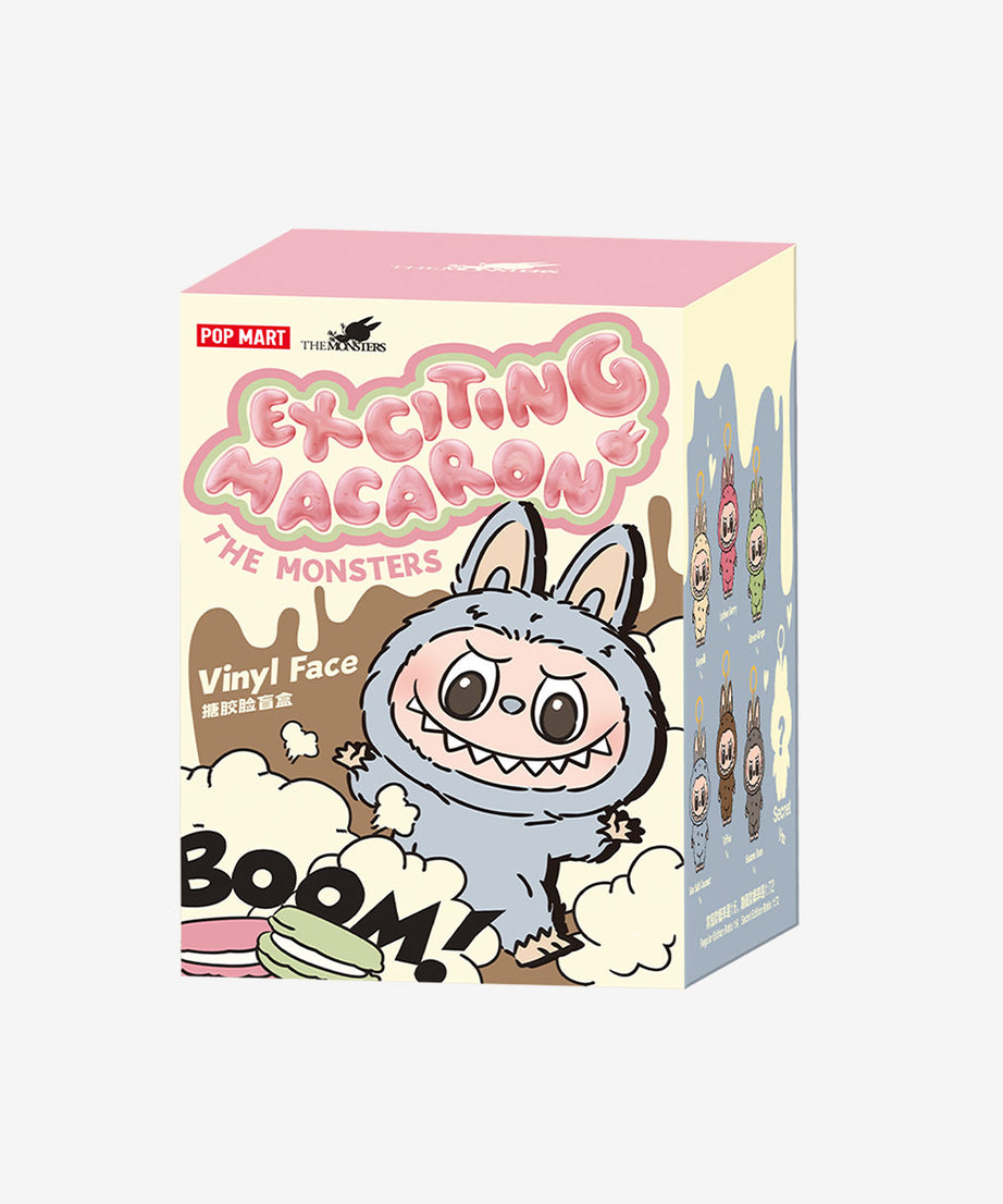 Pop Mart - Originele Labubu DE MONSTERS: Spannende Macaron Vinyl Pluche Pop Verrassingsblinddoos