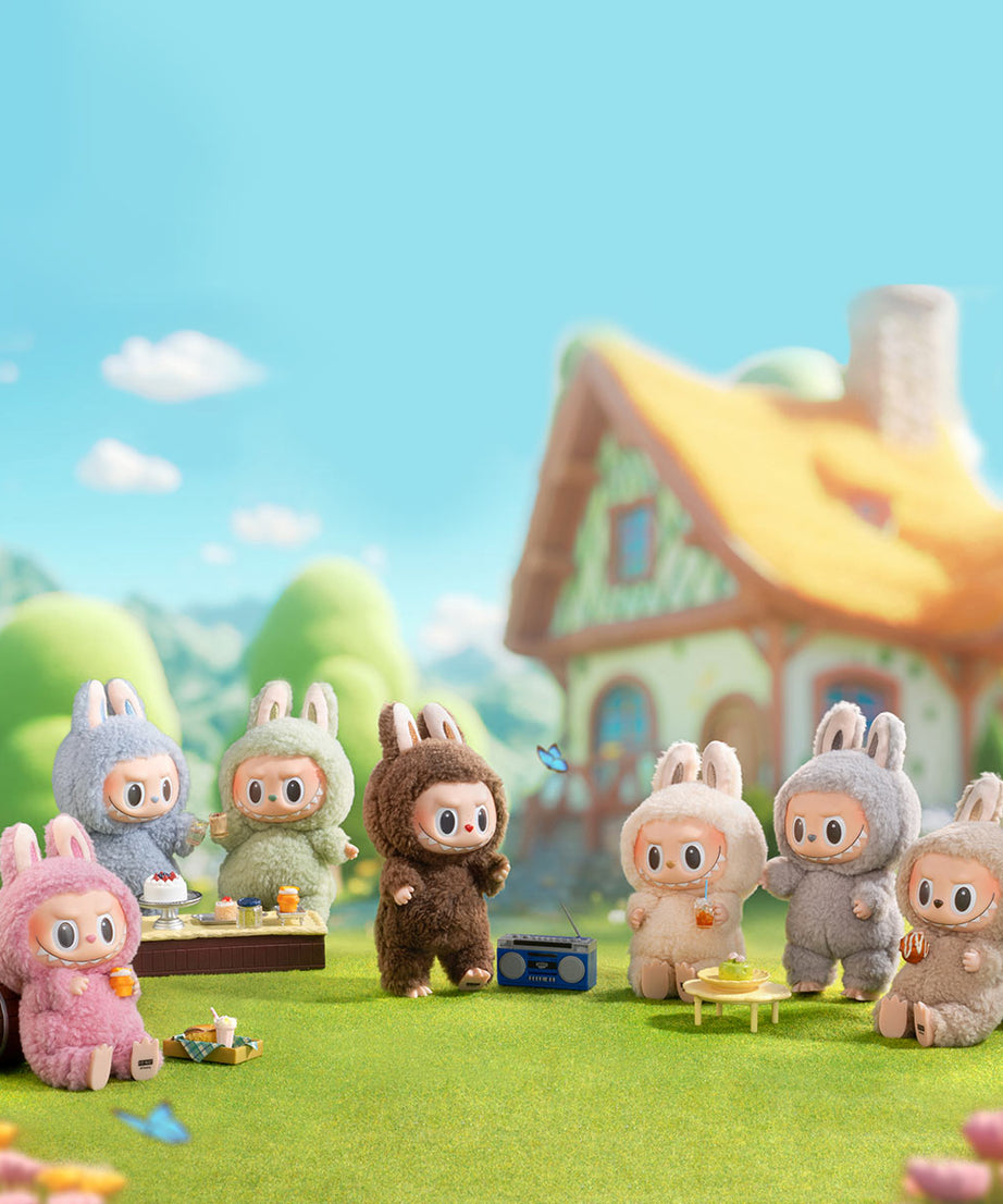 Pop Mart - Originele Labubu DE MONSTERS: Spannende Macaron Vinyl Pluche Pop Verrassingsblinddoos