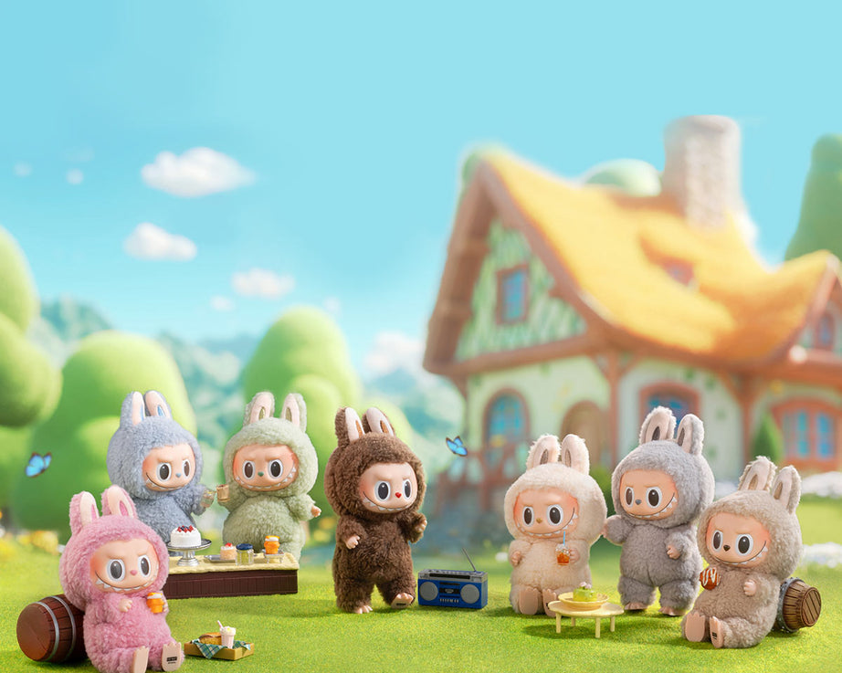 Pop Mart - Originele Labubu DE MONSTERS: Spannende Macaron Vinyl Pluche Pop Verrassingsblinddoos