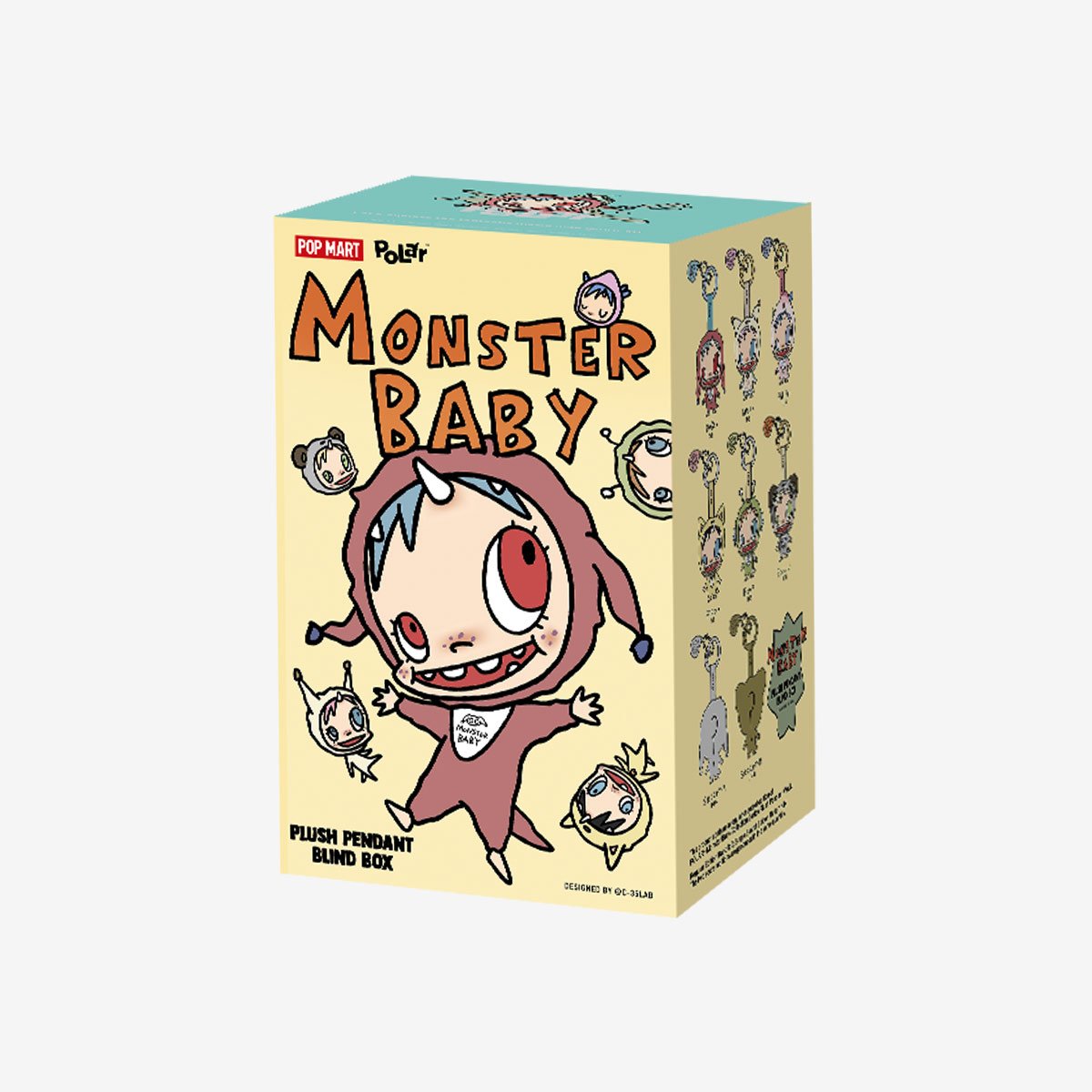 Pop Mart - Originele monster Baby Pluche Hanger Verrassingsblinddoos