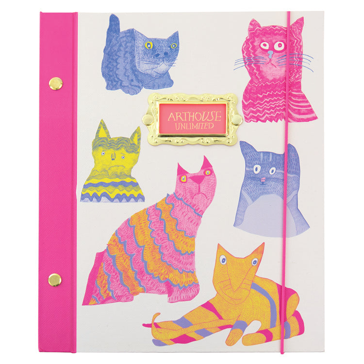 Portico Designs - Arthouse Unlimited Miaow A5 Stevige Omslag Dagboek