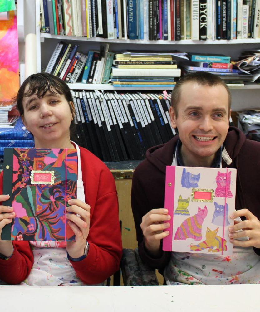 Portico Designs - Arthouse Unlimited Miaow A5 Stevige Omslag Dagboek