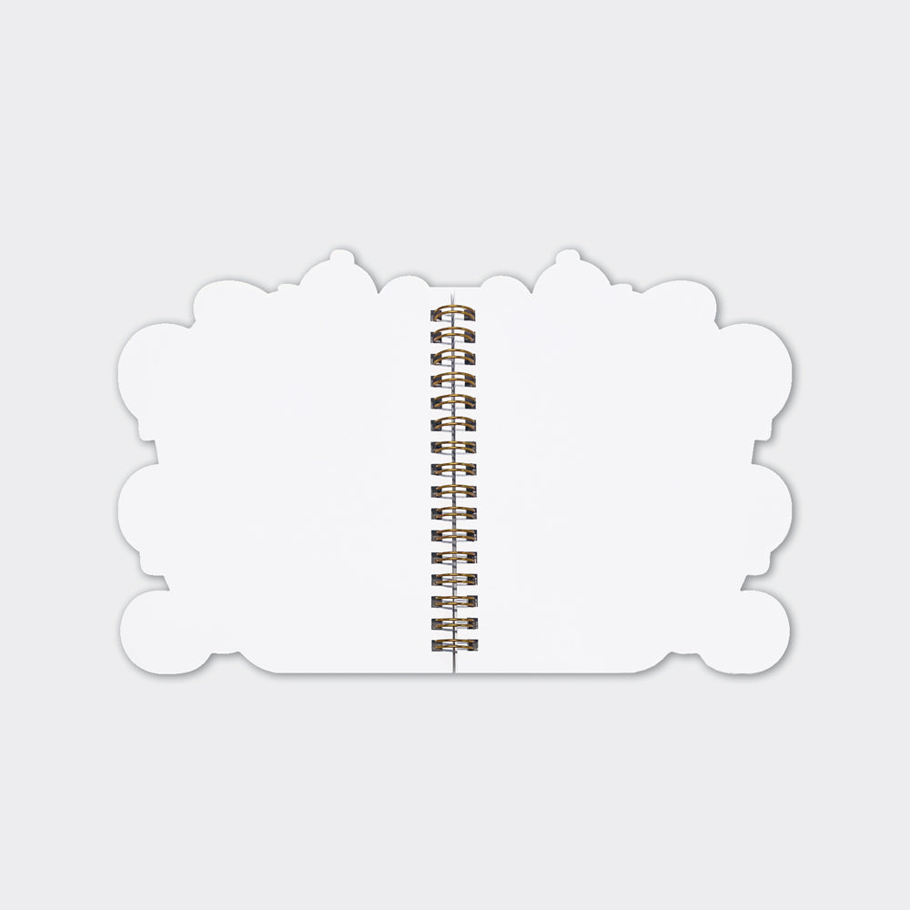 Rachel Ellen - Notitieboek met draadomslag in de vorm van een gevlekte hond