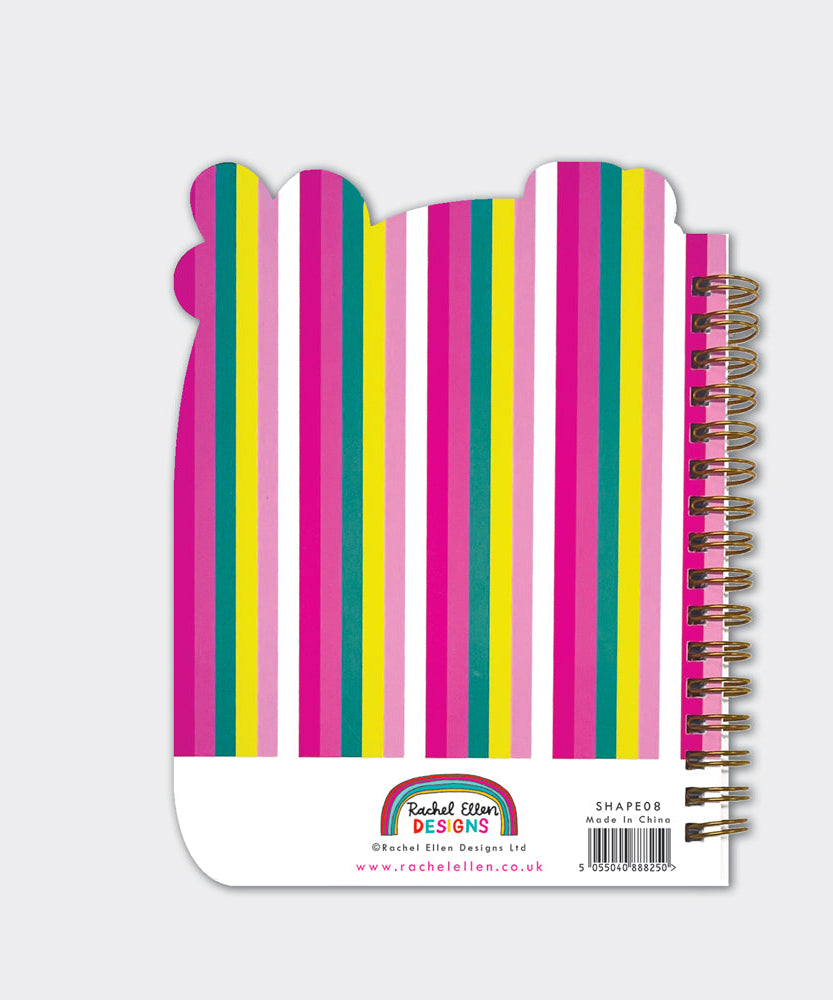 Rachel Ellen - Flamingo Vormige Draadgebonden Notitieboek