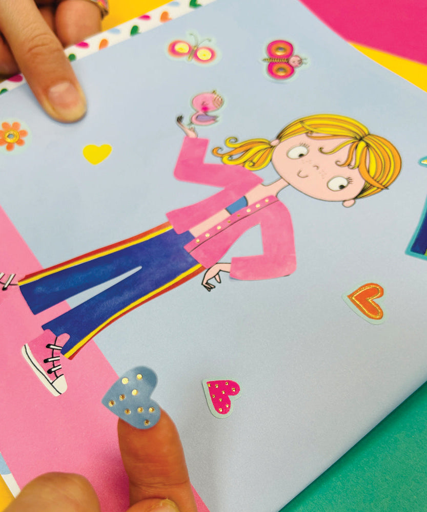 Rachel Ellen - Grl Pwr Sticker Scene Kleur- en Activiteitenboek